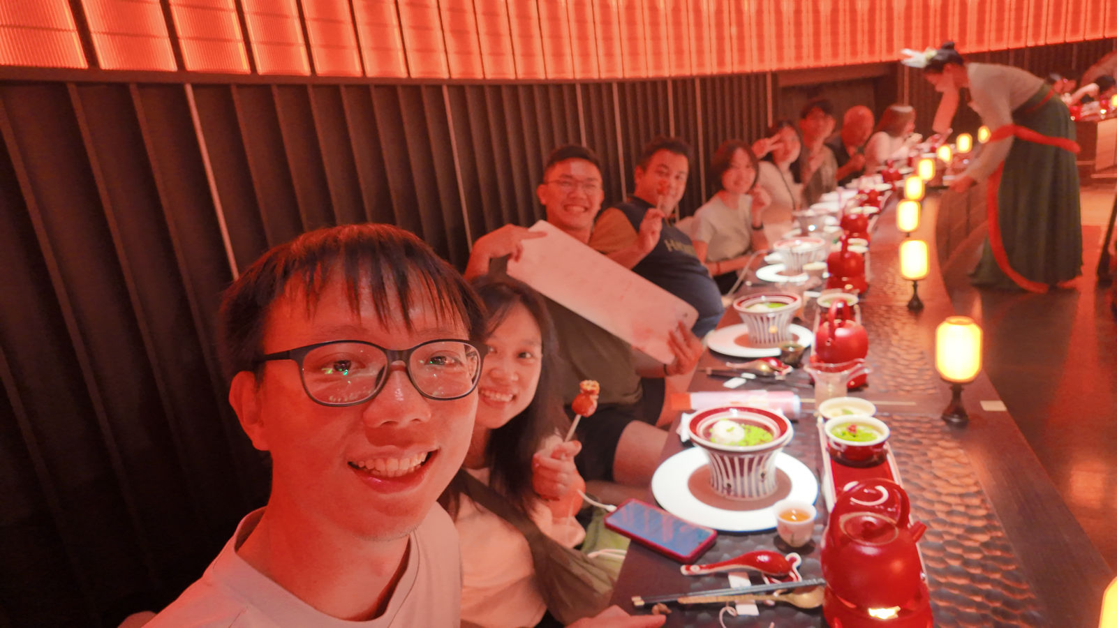 NexWave team dinner on the Shanghai trip